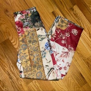 Zara patchwork pants